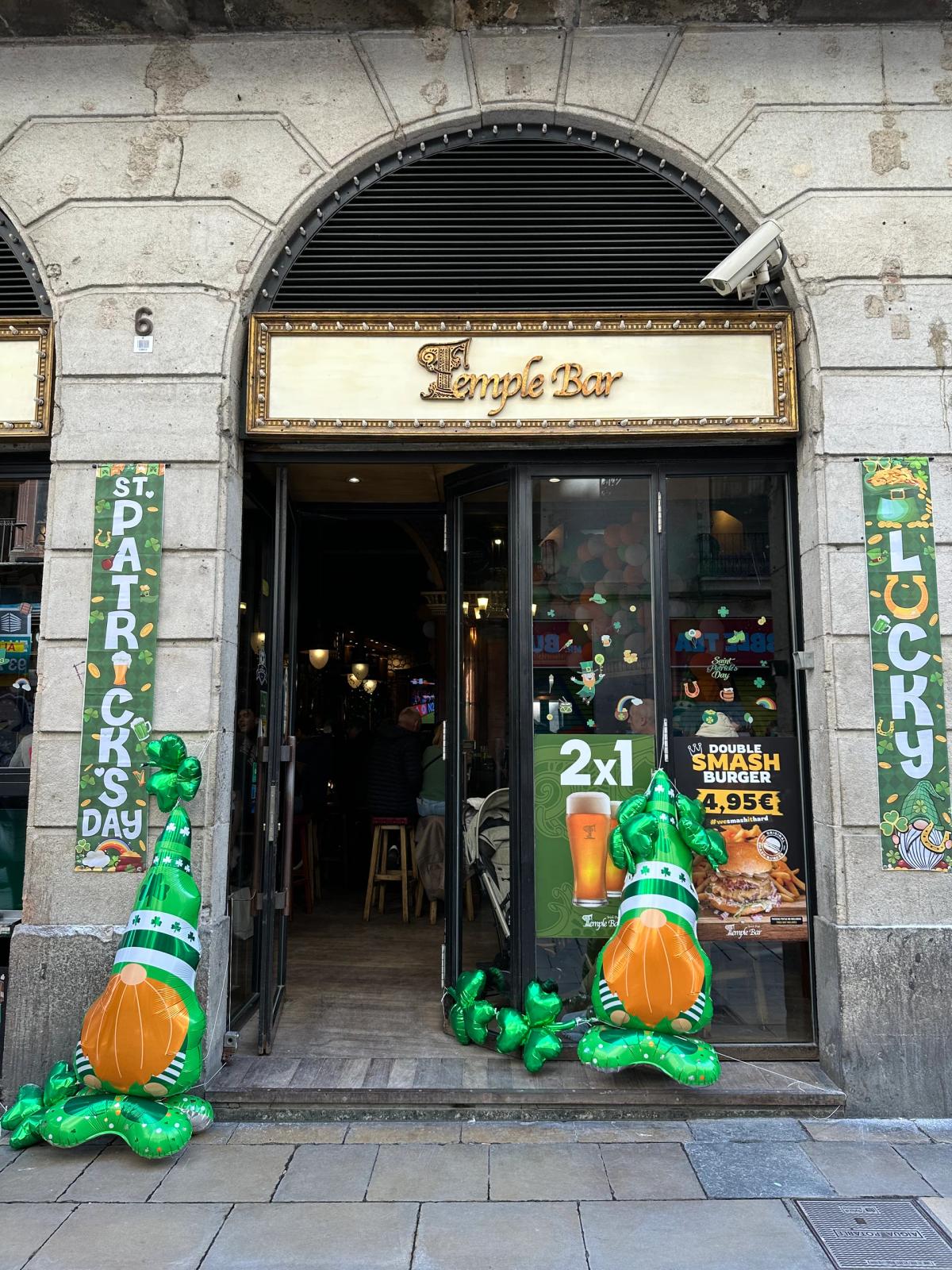 Celebrate St. Patrick's Day at Temple Bar Irish Pub