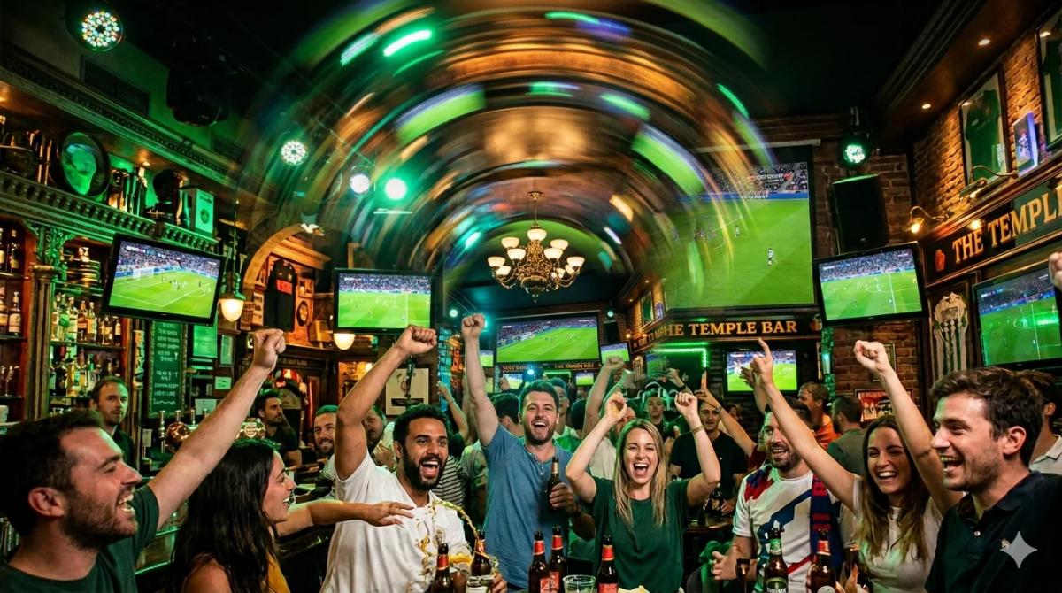 The major leagues in Europe are starting! Experience them at Temple Bar